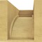 Ekena Millwork 11"W x 22"D x 11"H Wide Rockford Rough Cedar Woodgrain TimberThane Corbel, Primed Tan CORUR11X22X11ROCRCPR - alternate 4